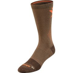 Persuit Trail Active Crew Sock - Woodland Brown
