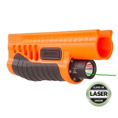 Less-Lethal Orange Shotgun Forend Light with Green Laser for Mossberg® 500/590/Shockwave