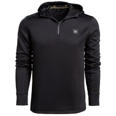 Frontier Limits 1/4 Zip Hooded Pullover - Black
