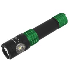 USB-578XL-G | USB Dual-Light Rechargeable Flashlight w/Holster | Green